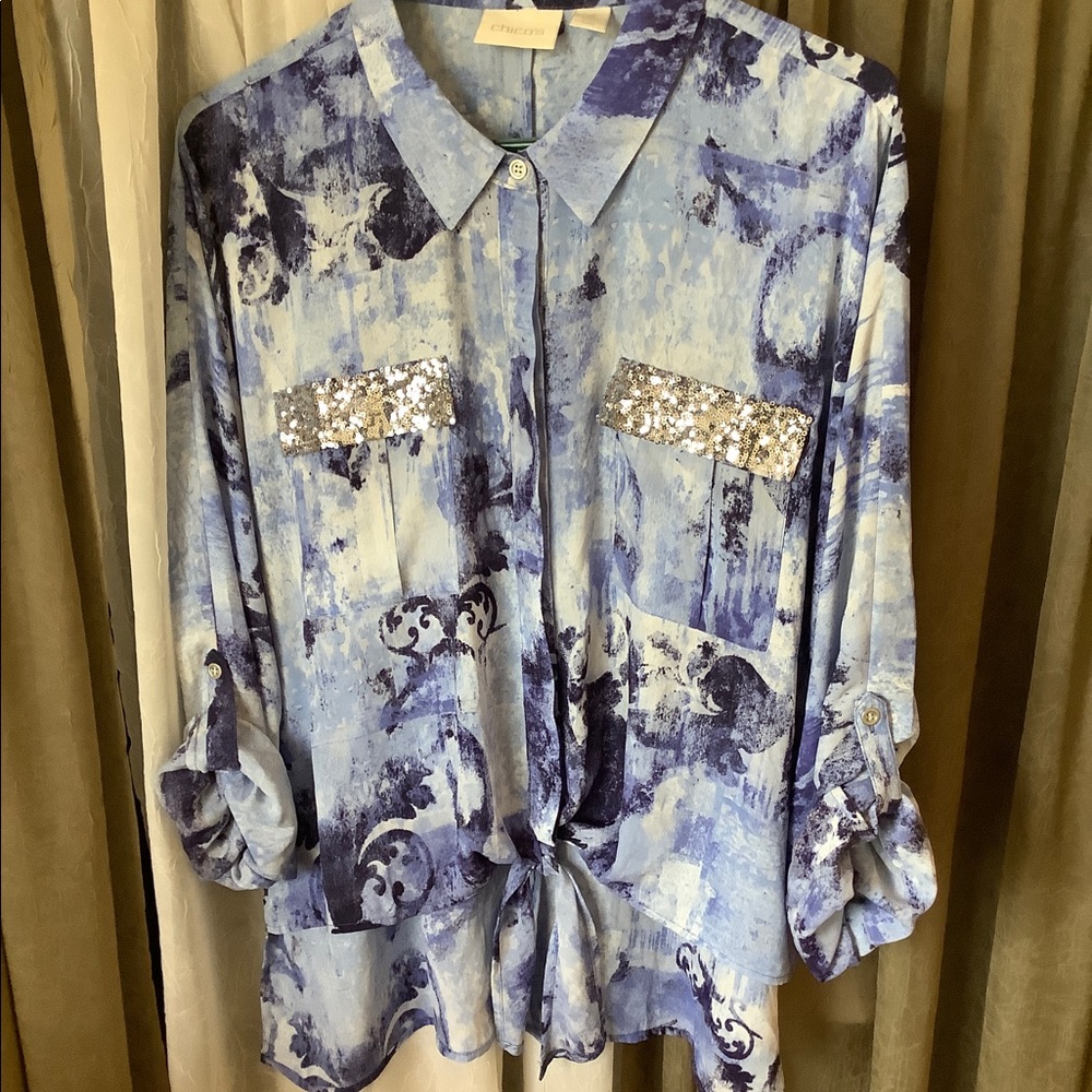 Chico’s blouse size 3